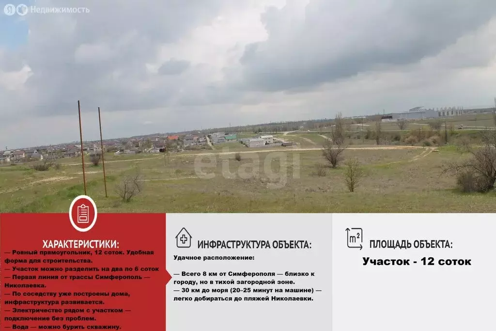 Участок в Перовское сельское поселение, село Ключи (12 м) - Фото 2