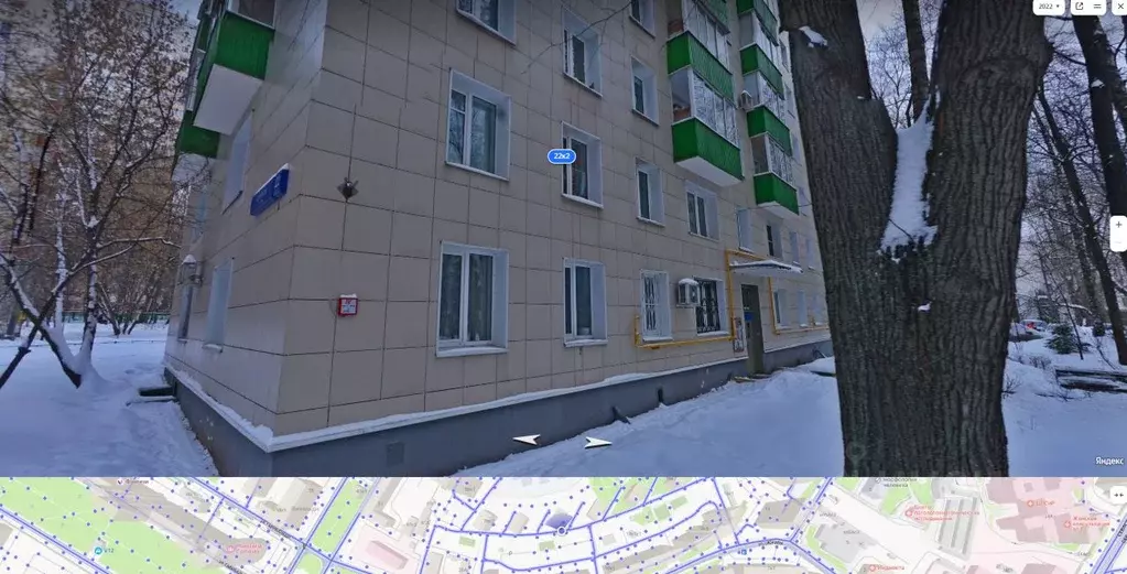Свободной планировки кв. Москва ул. Цюрупы, 22К2 (36.9 м) - Фото 1