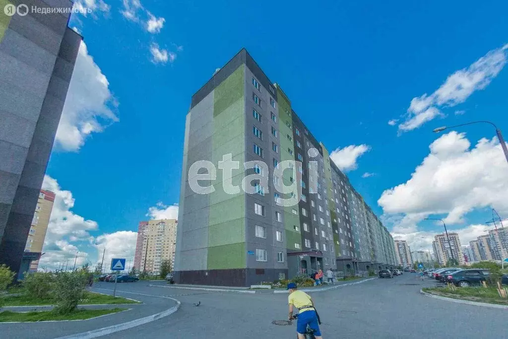 1-комнатная квартира: Тюмень, улица Николая Ростовцева, 10 (33 м) - Фото 1
