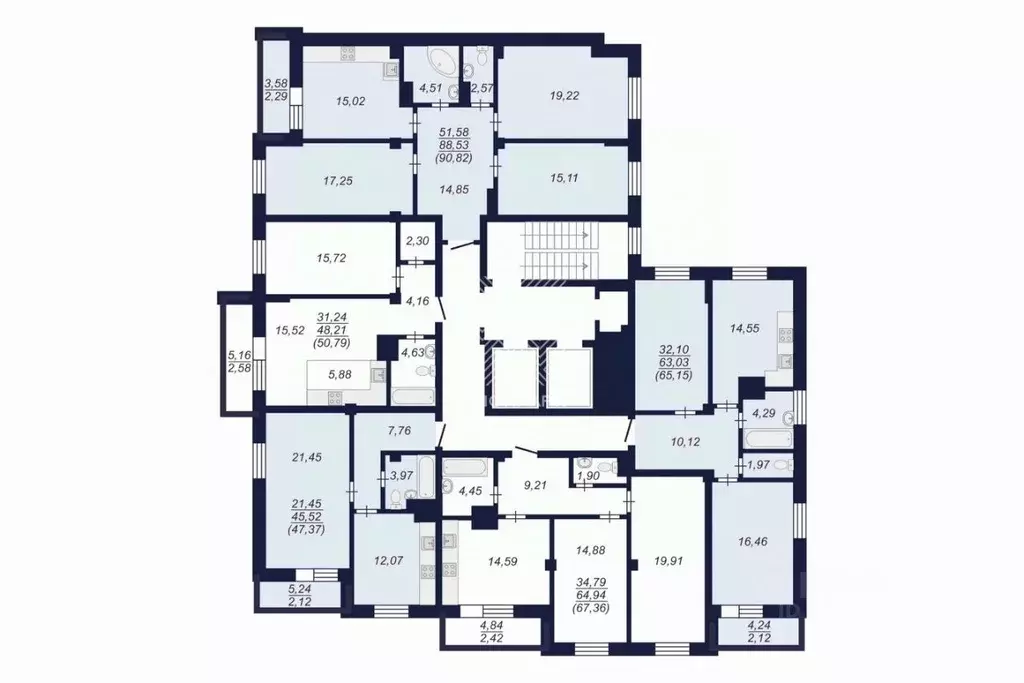 1-к кв. Челябинская область, Челябинск Копейская ул., 1 (47.37 м) - Фото 1