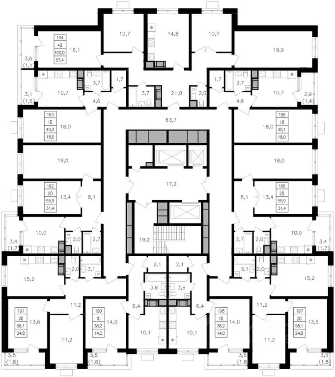 1-к кв. Москва ул. Берзарина, 32к2.2 (39.2 м) - Фото 1