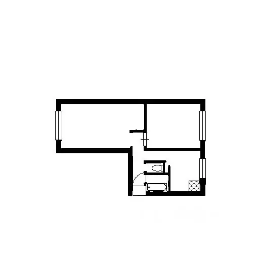 2-к кв. Санкт-Петербург ул. Бабушкина, 96 (45.6 м) - Фото 1