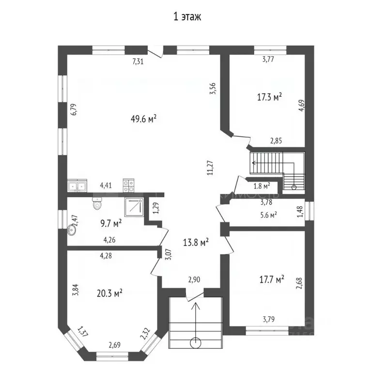 Коттедж в Тюменская область, Тюменский муниципальный округ, д. ... - Фото 1