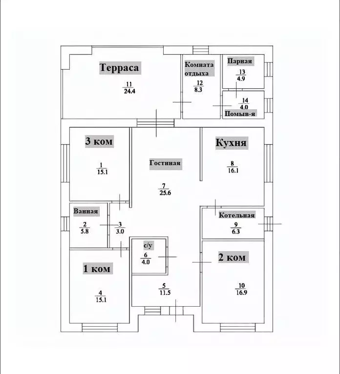 Дом в Татарстан, Высокогорский район, Семиозерское с/пос, с. Шигали  ... - Фото 2