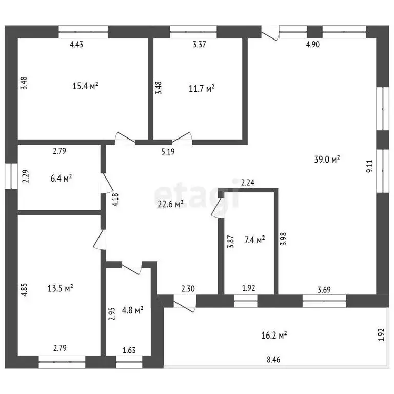 Дом в село Чикча, КП Вишня (137 м) - Фото 1