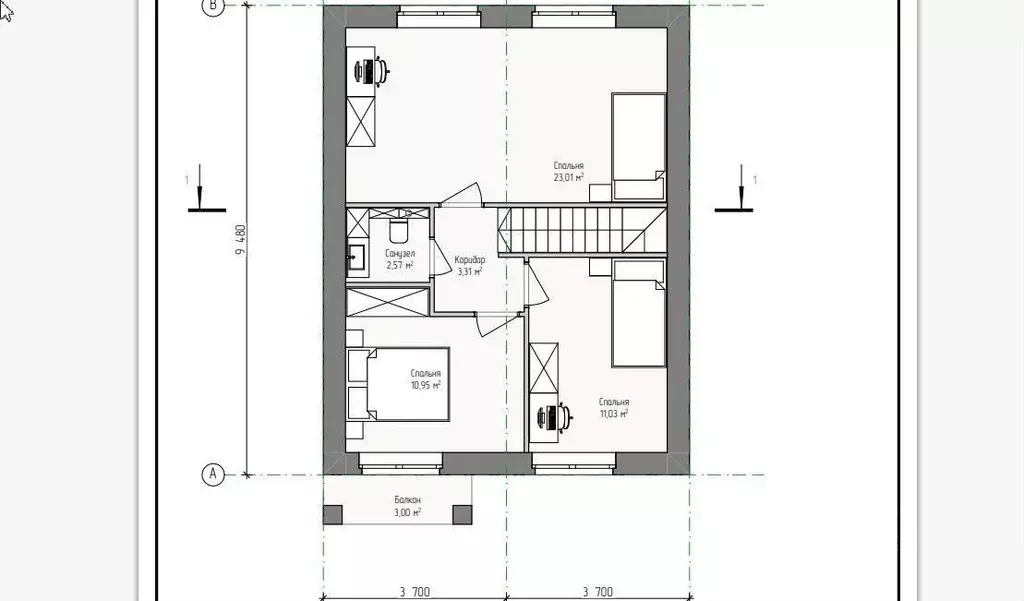 Коттедж в Ульяновская область, Ульяновск Дружба-2 кп,  (124 м) - Фото 2