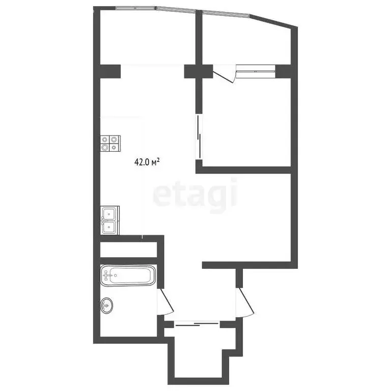 1-комнатная квартира: Краснодар, Старокубанская улица, 131/1 (59 м) - Фото 0