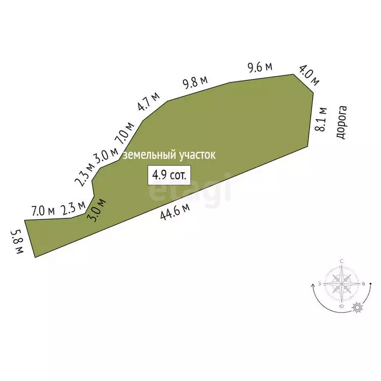 Участок в Иглинский район, Акбердинский сельсовет, СТ Ромашка (4.9 м) - Фото 0