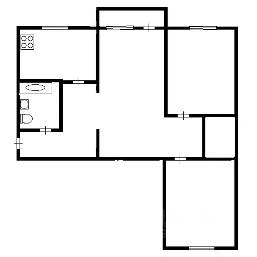 3-к кв. Москва Веерная ул., 3К1 (59.0 м) - Фото 1