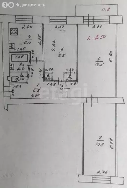 3-комнатная квартира: Тверь, Озёрная улица, 20 (57.7 м) - Фото 0
