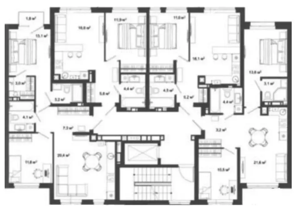 2-к кв. Астраханская область, Астрахань ул. Латышева (56.4 м) - Фото 2
