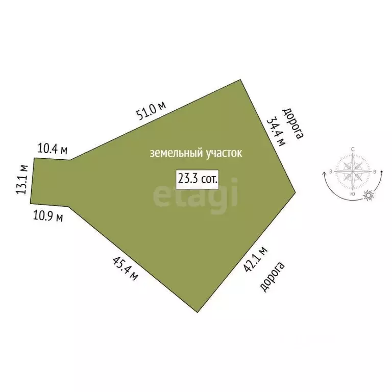 Участок в Тюменская область, Тюменский муниципальный округ, с. Луговое ... - Фото 2