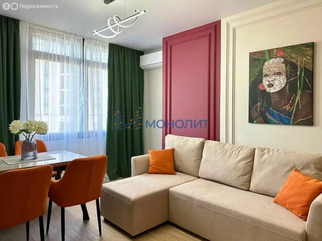 1-комнатная квартира: Нижний Новгород, улица Владимира Высоцкого, 1 ... - Фото 2