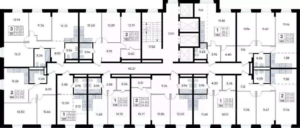 1-к кв. Приморский край, Владивосток ул. Тухачевского, 80 (37.72 м) - Фото 2