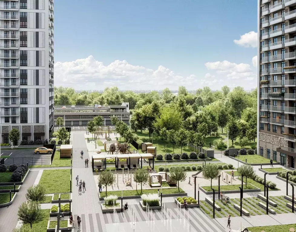 2-к кв. Тюменская область, Тюмень Ботаника жилой комплекс (56.2 м) - Фото 2