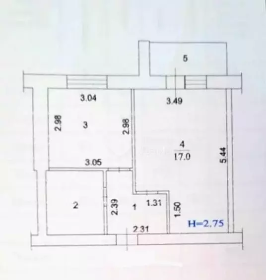 1-к кв. Волгоградская область, Волжский 38-й мкр, ул. С.Р. Медведева, ... - Фото 1