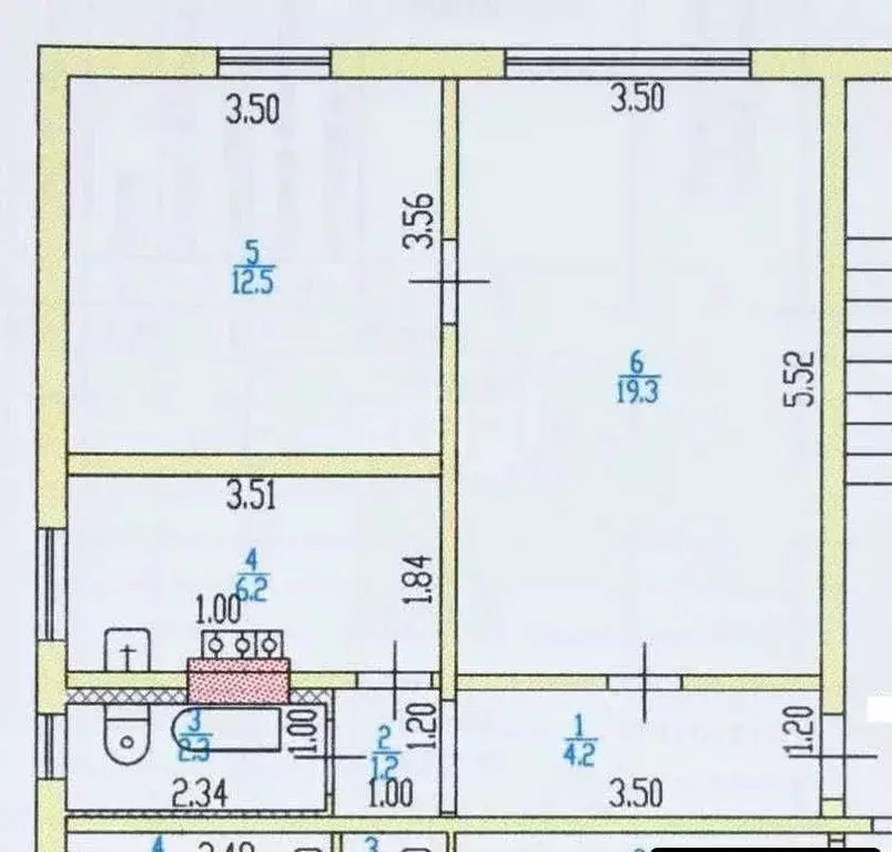 2-к кв. Алтайский край, Барнаул ул. Гоголя, 15А (45.7 м) - Фото 2