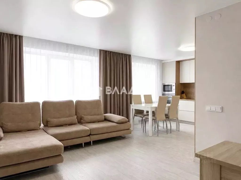 4-к кв. Карелия, Петрозаводск ул. Калинина, 57Б (91.9 м) - Фото 1