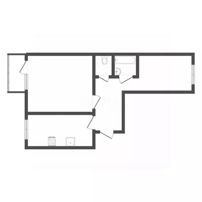 2-к кв. Воронежская область, Воронеж Волгоградская ул., 1к2 (45.6 м) - Фото 2