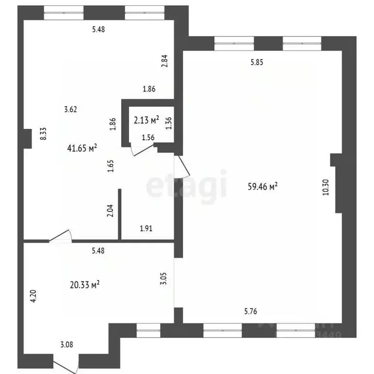 Помещение свободного назначения в Тюменская область, Тюмень ул. ... - Фото 2