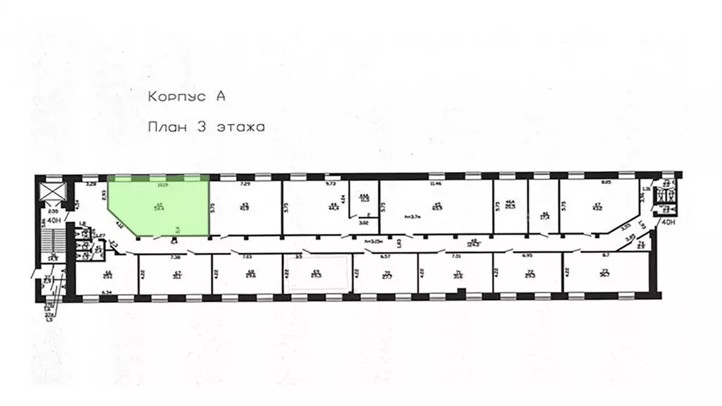 Офис (54.4 м) - Фото 1