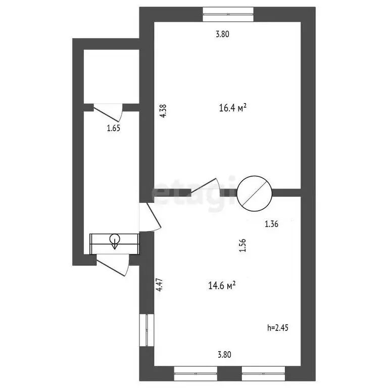 Дом в Кыштым, Челябинская улица (31.1 м) - Фото 1