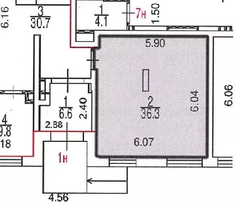 Помещение свободного назначения в Москва Судостроительная ул., 3 (36 ... - Фото 1