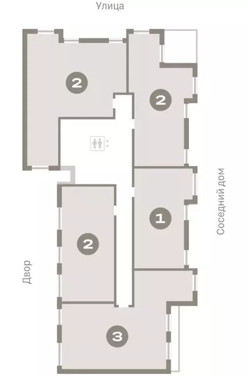2-комнатная квартира: Новосибирский район, рабочий посёлок Краснообск, ... - Фото 2