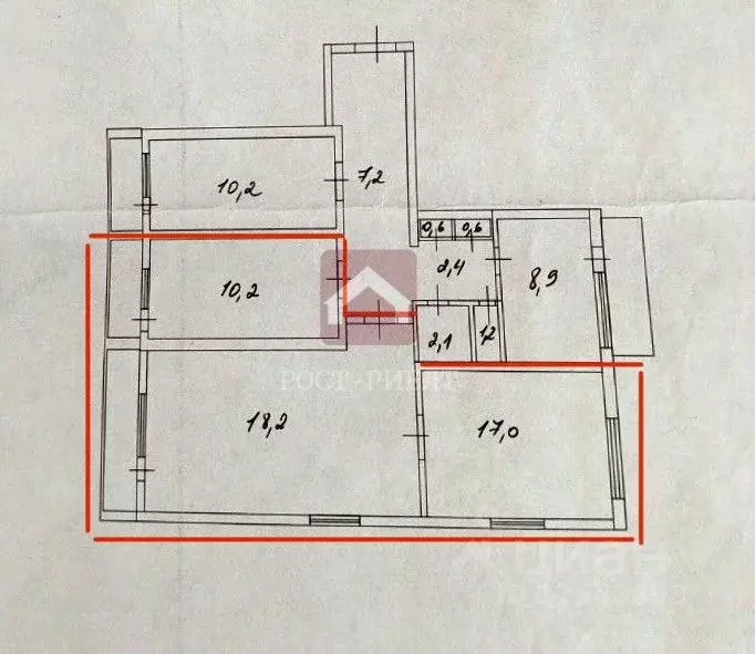 4-к кв. Саратовская область, Саратов Топольчанская ул., 1Б (85.8 м) - Фото 2