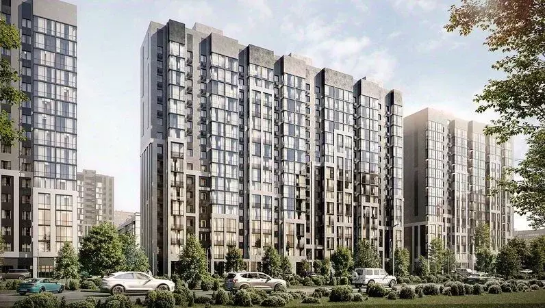 1-к кв. Ленинградская область, Всеволожск Южный мкр, Радужный жилой ... - Фото 1