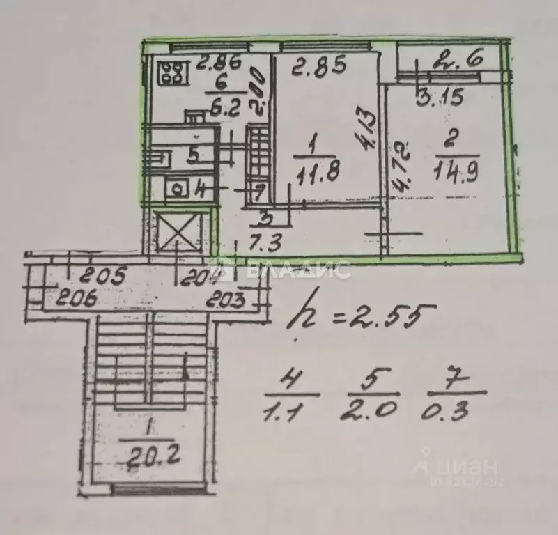 2-к кв. Санкт-Петербург просп. Ветеранов, 129к2 (43.6 м) - Фото 1