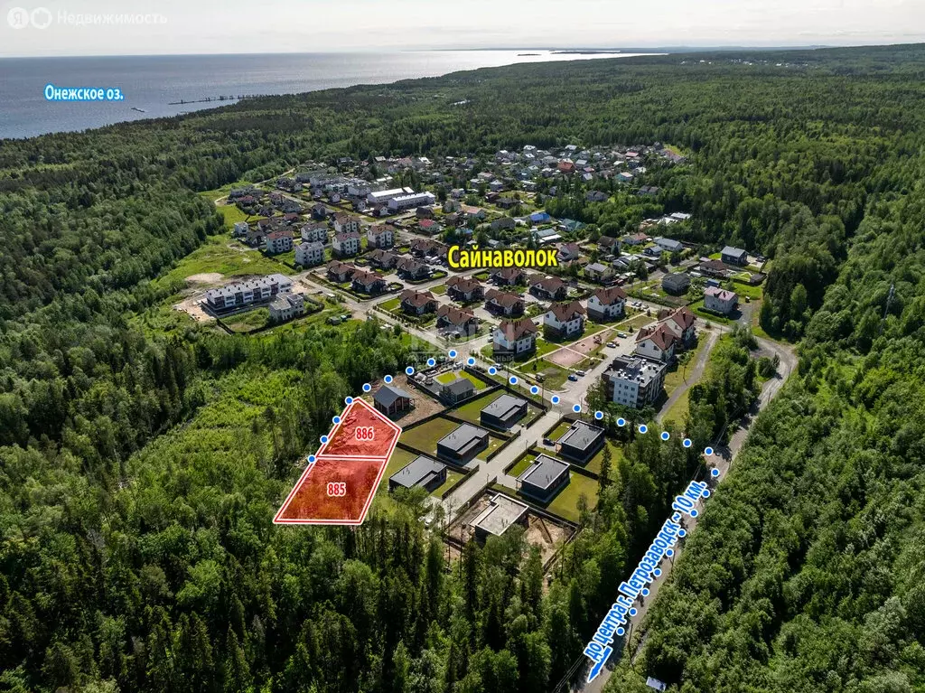Участок в Петрозаводск, Сайнаволок, ЖК Счастье (9.21 м) - Фото 1