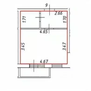 Студия Ленинградская область, Гатчинский муниципальный округ, пос. ... - Фото 1