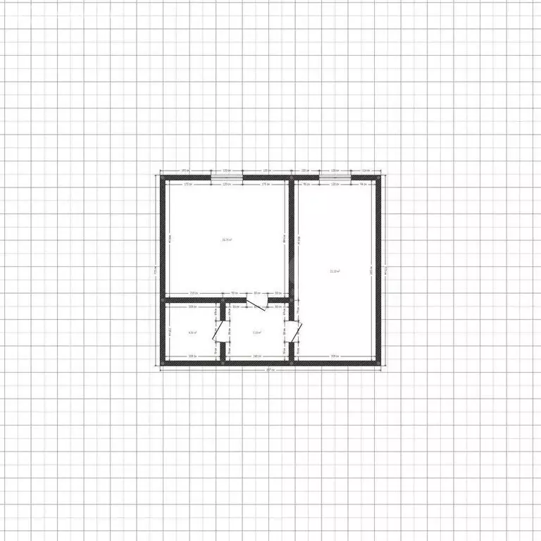 2-комнатная квартира: Махачкала, улица Габитова, 17 (45 м) - Фото 1