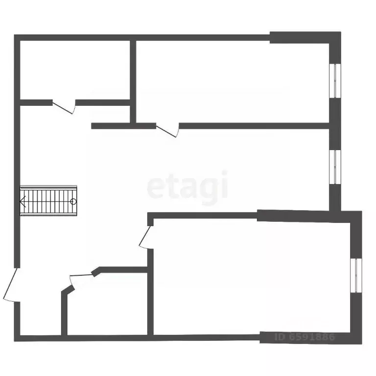 4-к кв. Тульская область, Тула ул. Демонстрации, 27к1 (186.5 м) - Фото 1