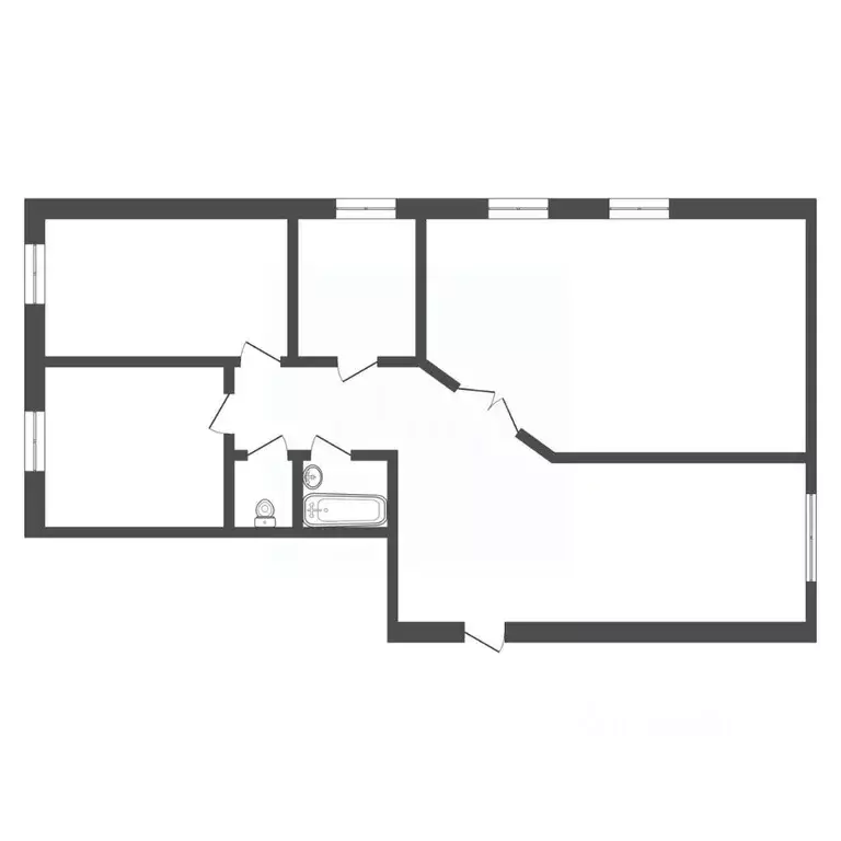 4-к кв. Тульская область, Тула ул. Прокудина, 2К1 (78.0 м) - Фото 2