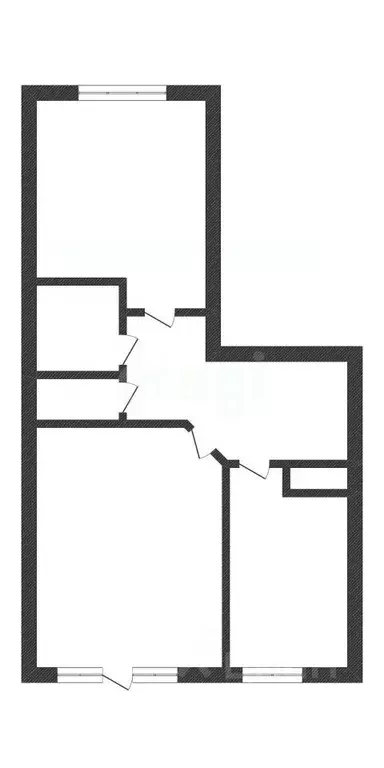 2-к кв. Курганская область, с. Кетово ул. Красина, 22 (48.8 м) - Фото 2