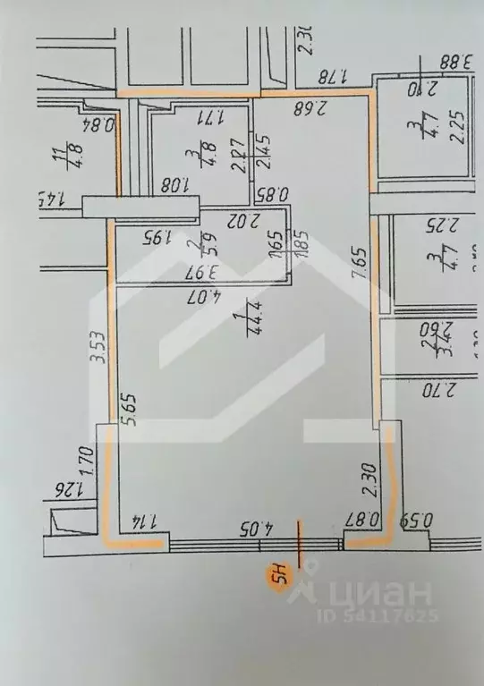 Помещение свободного назначения в Москва Севастопольский просп., 22А ... - Фото 2
