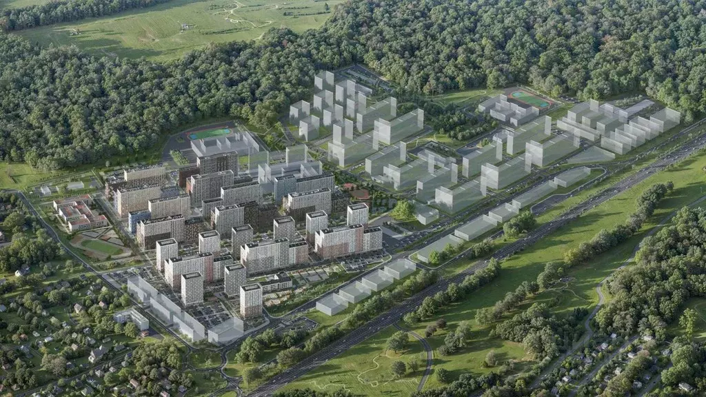 1-к кв. Московская область, Ленинский городской округ, д. Коробово ... - Фото 2