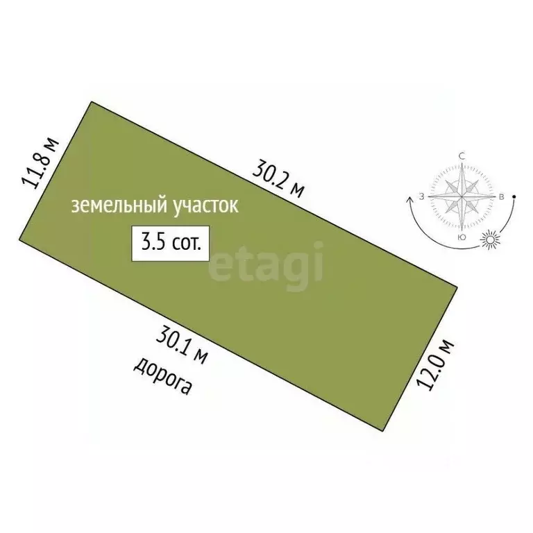 Участок в Тюменская область, Нижнетавдинский муниципальный округ, д. ... - Фото 1