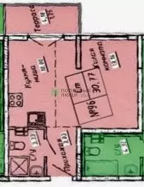 Студия Крым, Сакский район, с. Фрунзе ул. Мира, 27 (31.0 м) - Фото 2