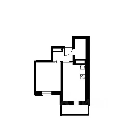 1-к кв. Ленинградская область, Кудрово г. Всеволожский район, ... - Фото 2