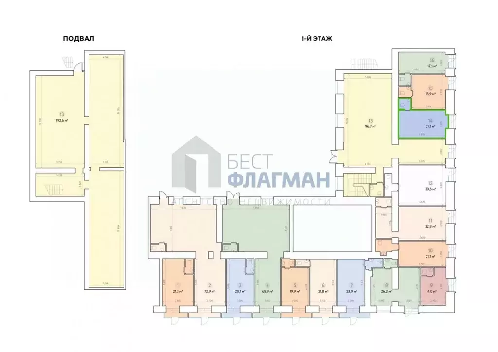 Помещение свободного назначения в Москва Ленинский просп., 79 (21 м) - Фото 2