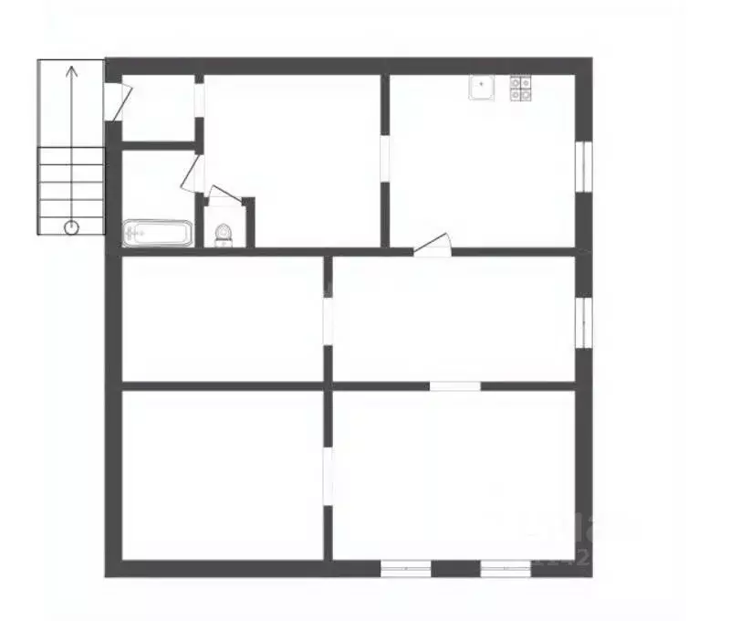 Дом в Воронежская область, Борисоглебск Пушкинская ул., 55 (120 м) - Фото 2