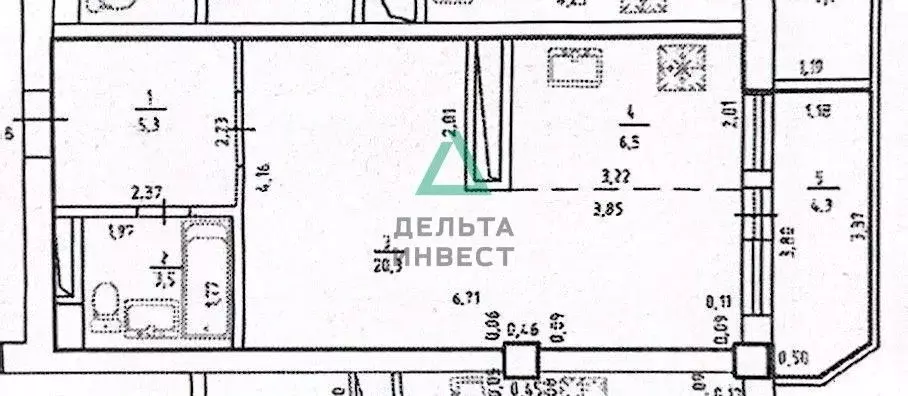 Студия Башкортостан, Уфа ул. Шмидта, 158/2 (35.6 м) - Фото 2