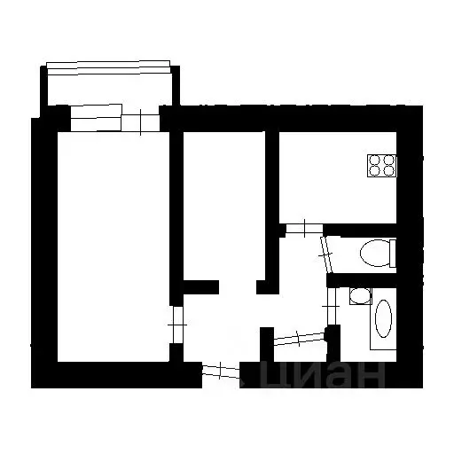 2-к кв. Красноярский край, Красноярск ул. Копылова, 70 (52.3 м) - Фото 2