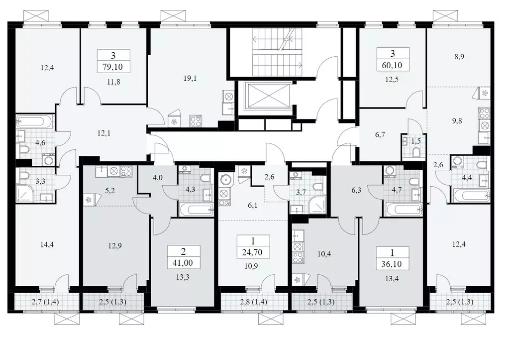 2-к кв. Москва Бунинские Кварталы жилой комплекс, 7.1 (41.0 м) - Фото 1