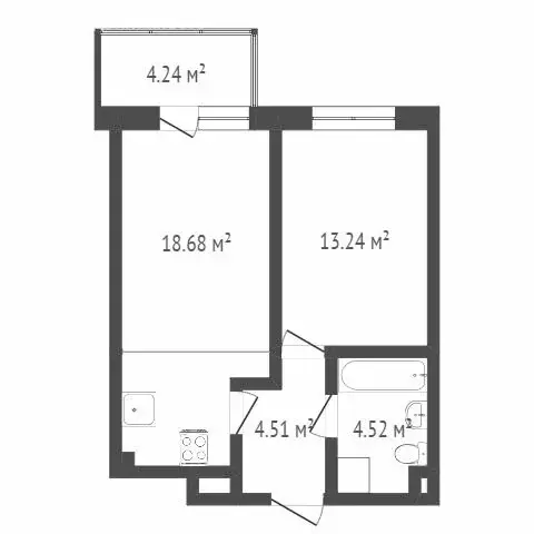 1-комнатная квартира: Новосибирск, улица Ватутина, 93/3 (35 м) - Фото 0