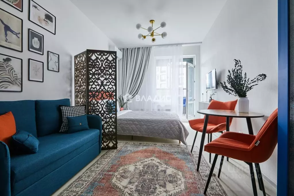 Студия Санкт-Петербург ул. Тосина, 6 (24.7 м) - Фото 1