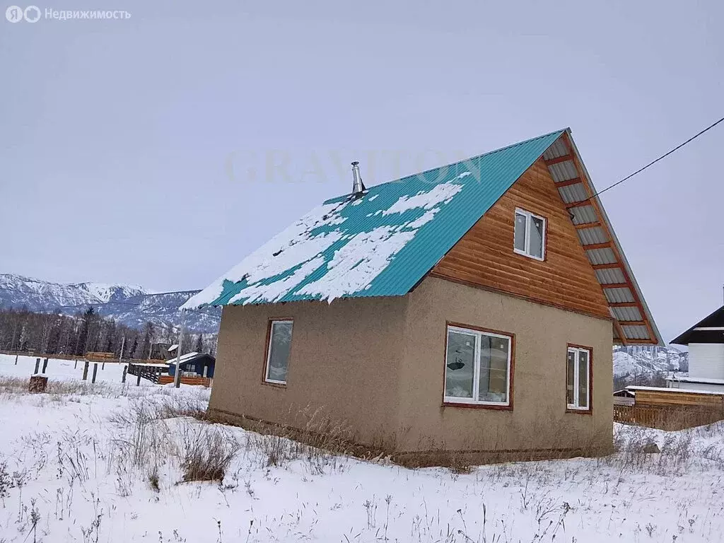 Дом в Усть-Коксинский район, посёлок Замульта, Бирюзовая улица (36 м) - Фото 2